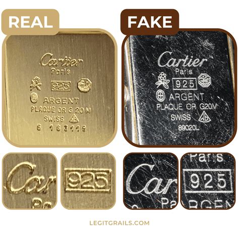 how to spot a fake cartier watch